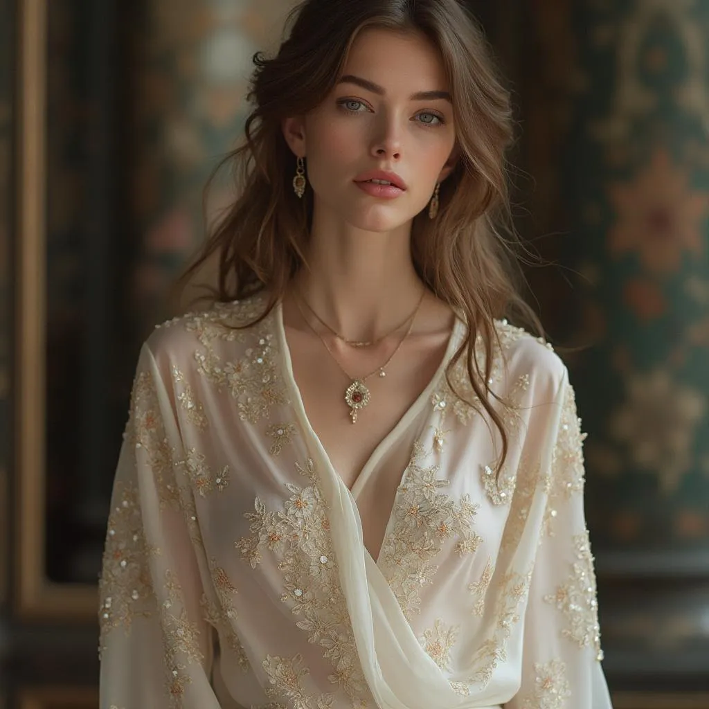 Blusa de Seda Premium